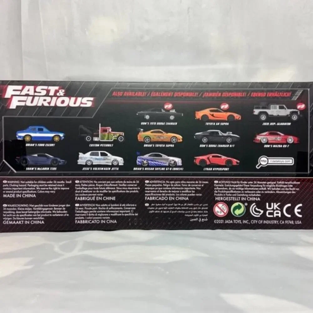 Fast & Furious Dom's Dodge‎ Charger R/T Silver Jada Die-cast 1:24 Model NIP 2022